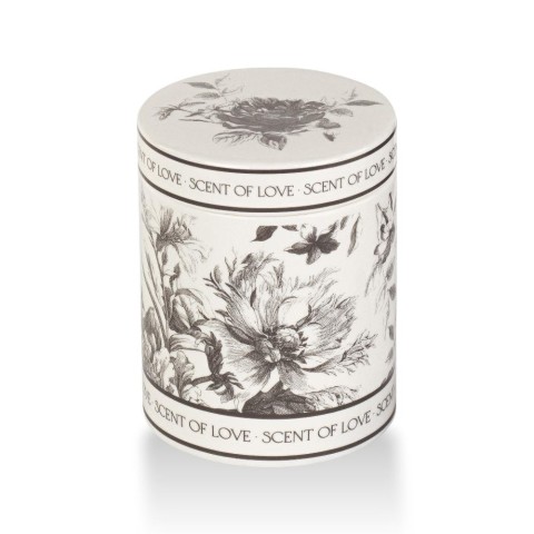 BARATTOLO CANDELA TOILE NERO CON SCATOLA